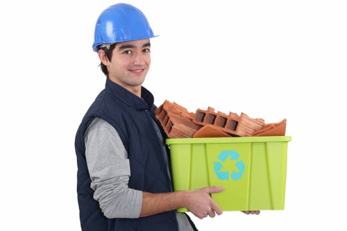 Professional house clearance team at work in Stoke Newington